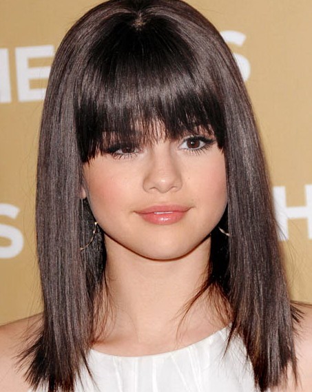 Selena Gomez Medium Bob Hairstyles 2012 Popular Haircuts