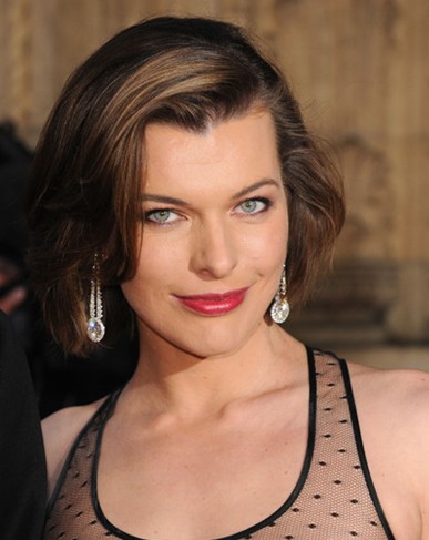 Milla Jovovich Short Hairstyles Popular Haircuts