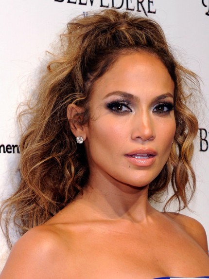 Jennifer Lopez Tousled Long Curly Hairstyles 2013 Popular Haircuts