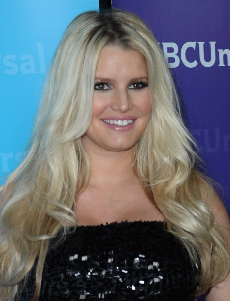 Jessica Simpson Tousled Waves Hair Styles Popular Haircuts