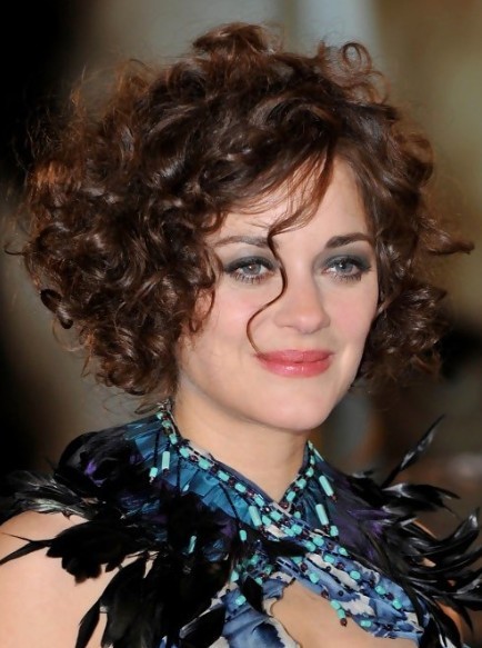 Marion Cotillard Curly Hairstyles For Short Hair Popular Haircuts
