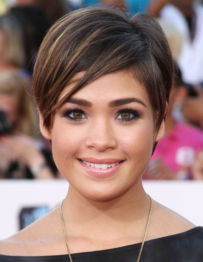 Picture of Nicole Anderson Short Razor Cut Hairstyles/Getty Images ...
