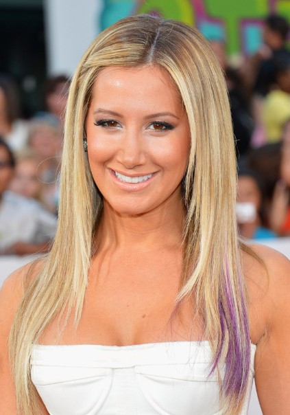 Ashley Tisdale Ombre Long Hairstyles For Straight Hair Popular