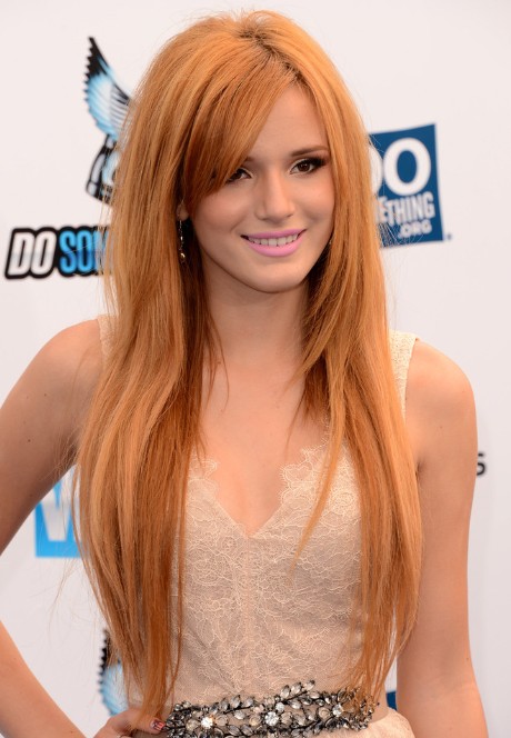 Ombre Hairstyles for Long Straight Hair: Bella Thorne/Getty Images