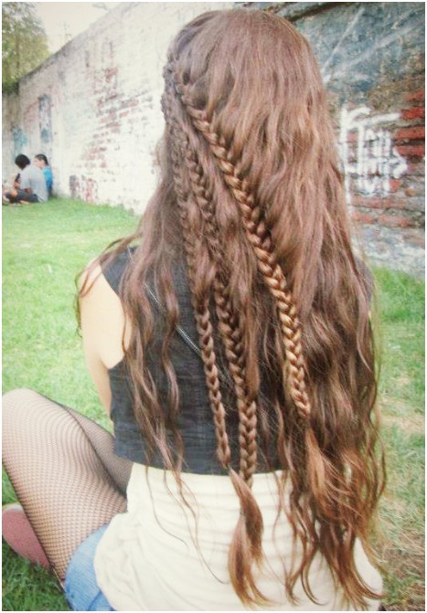  of Braided Hairstyles for Long Hair : Girls Wavy Haircuts/Tumblr