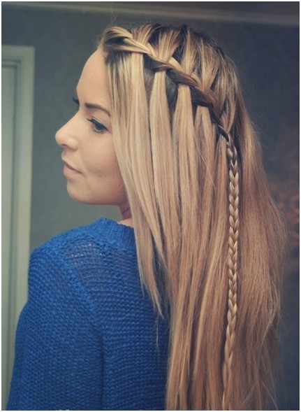 Picture of Cute Braid Ideas, Long Hairstyles for Straight Hair/Tumblr