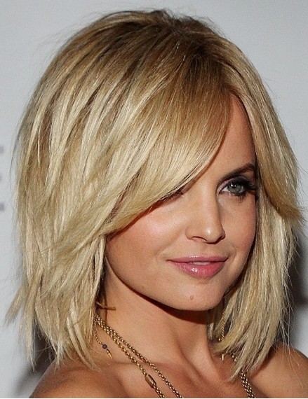 Picture of Layered Bob with Heavy Fringe/Tumblr