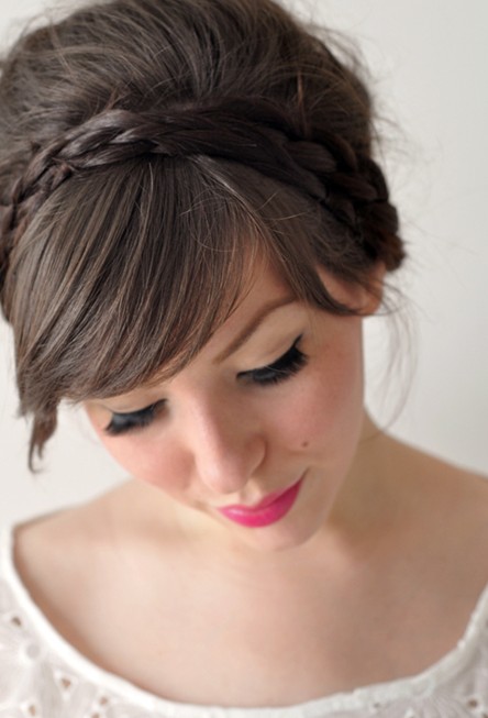 Simple and Cute Braid Updo Hairstyles - PoPular Haircuts