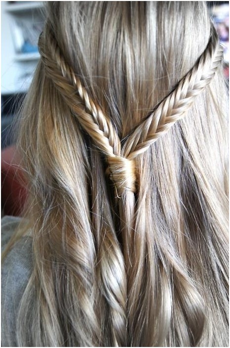 20 Fishtail Braided Hairstyles Bun Ponytail Prom Messy Braid