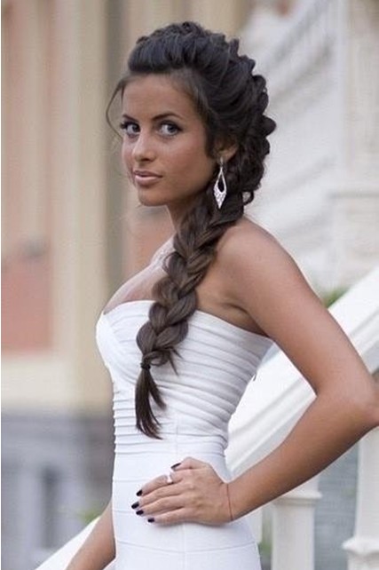 Prom Hairstyles with Braids for Long Hair