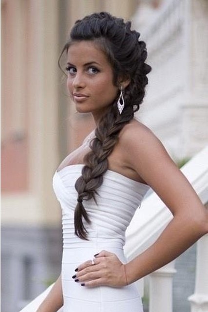 Side Braided Hairstyles for Wedding, Prom - PoPular Haircuts