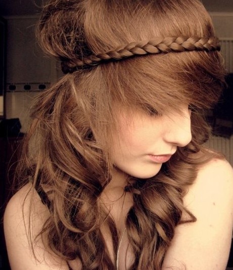 Picture of Braided Hairstyles for Long Wavy Hair/Tumblr