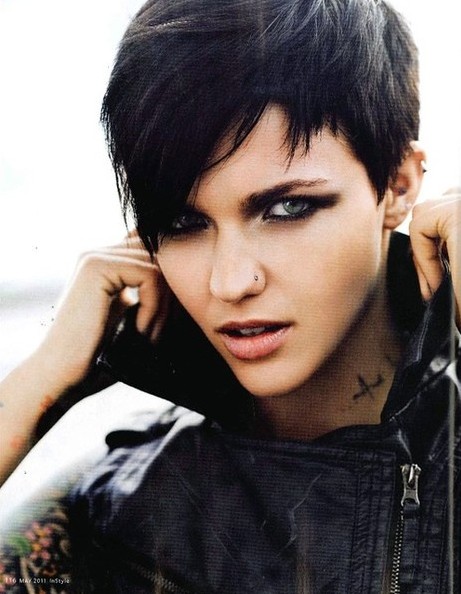 Picture of Edgy Pixie Haircuts, Straight Short Hair/ Pinterest