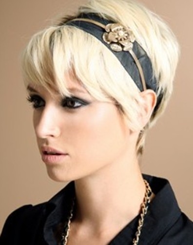 Picture of Pixie Haircut with Cute Accessories/ pinterest