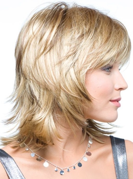 Medium Layered Hairstyle Straight Hair Popular Haircuts