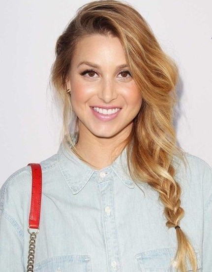 Whitney Port S Side Braided Hairstyle Popular Haircuts