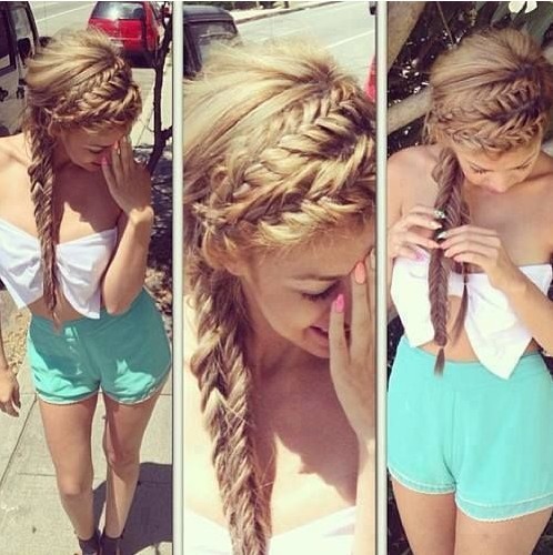 2014 Cute Hairstyles For Girls Braided Long Hair Styles