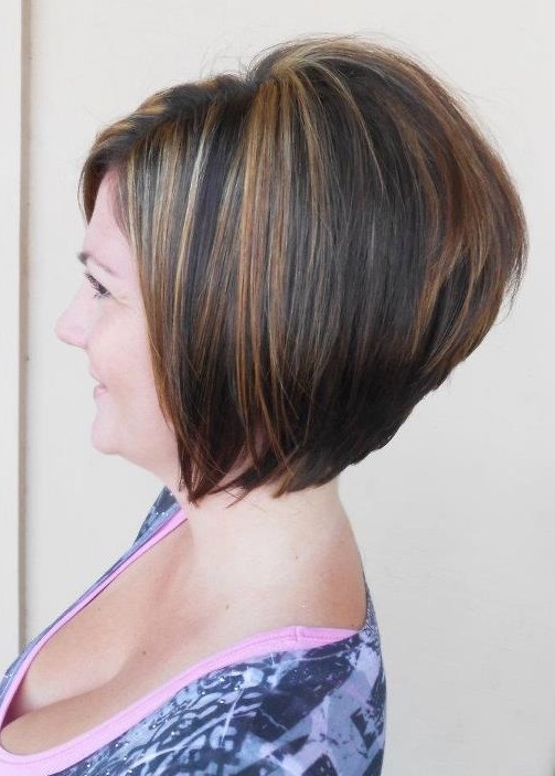 2014 Short Stacked Bob Haircut for Women Over 40 - PoPular Haircuts