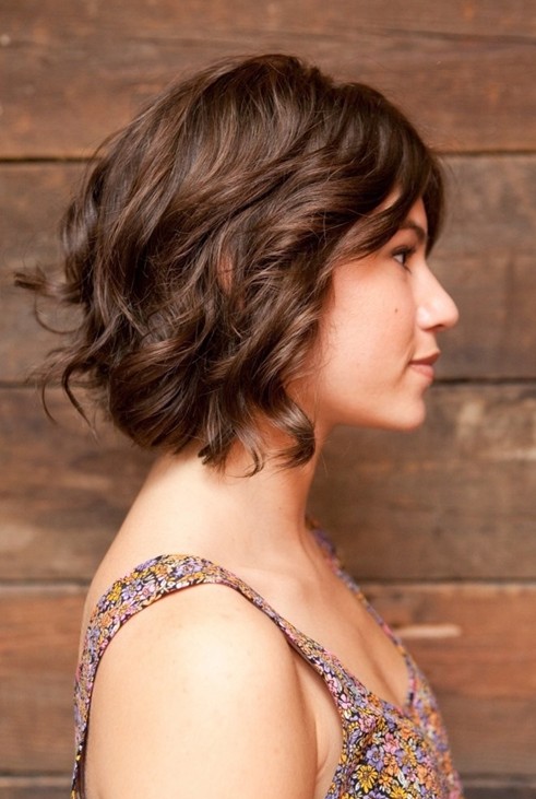Brown Short Hairstyles for Wavy Hair 2014 | PoPular Haircuts