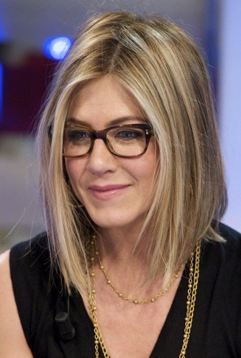 Picture of Neck Length Bob Haircut - Jennifer Aniston Hairstyles