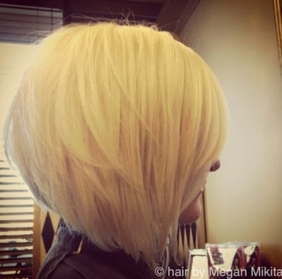 Stacked Bob Haircut for Blonde Hair - PoPular Haircuts
