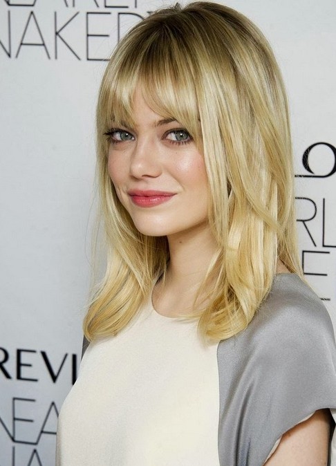 2014 Medium Hairstyles With Bangs For Fine Hair Popular Haircuts