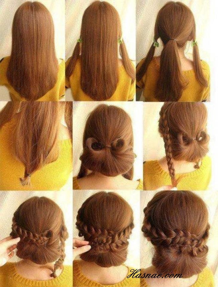 Low Braided Bun Updos Tutorials Popular Haircuts