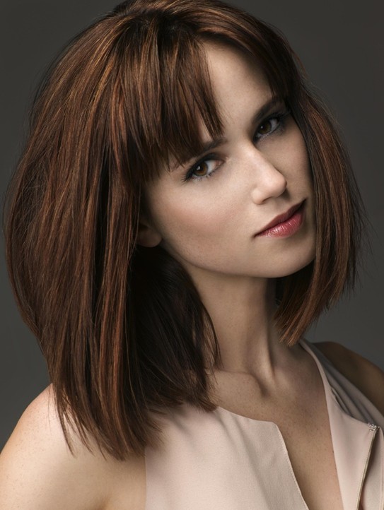 Medium Hairstyles With Bangs Straight Bob Haircut 2014 Popular