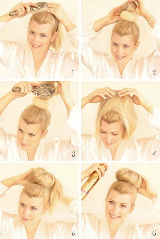 Bun  Bun tutorial Tutorial PoPular  High for hair bun Haircuts hair long Sock Updos Hair: Long