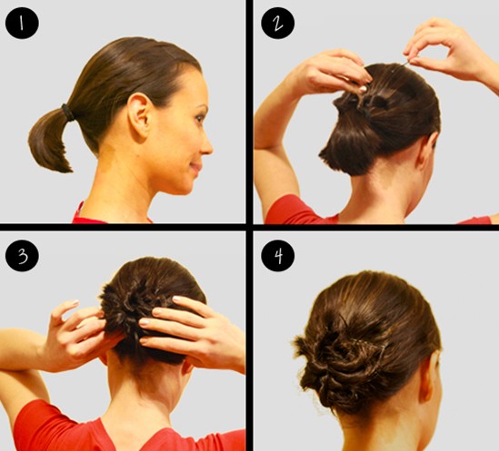 Video bun bun with a tutorial Description: Making hair involves short specific hair a video