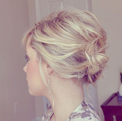 12 Short Updo Hairstyles Ideas Anyone Can Do Popular Haircuts