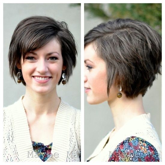 Short Hairstyle For Oval Face Shape Haircuts