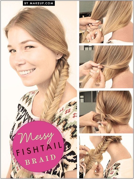 Chic Messy Fishtail Braid Tutorials: Quick Low Key Hairstyles - Chic-Messy-Fishtail-Braid-Tutorials-Quick-Low-Key-Hairstyles