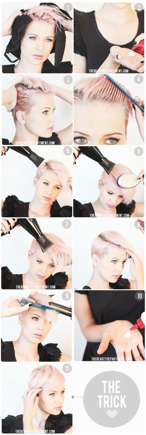 How to Style: Pixie Hairstyles / Via