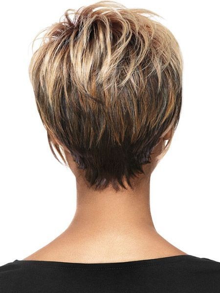 Ombre Hair on Short Hairstyles: Back View / Via