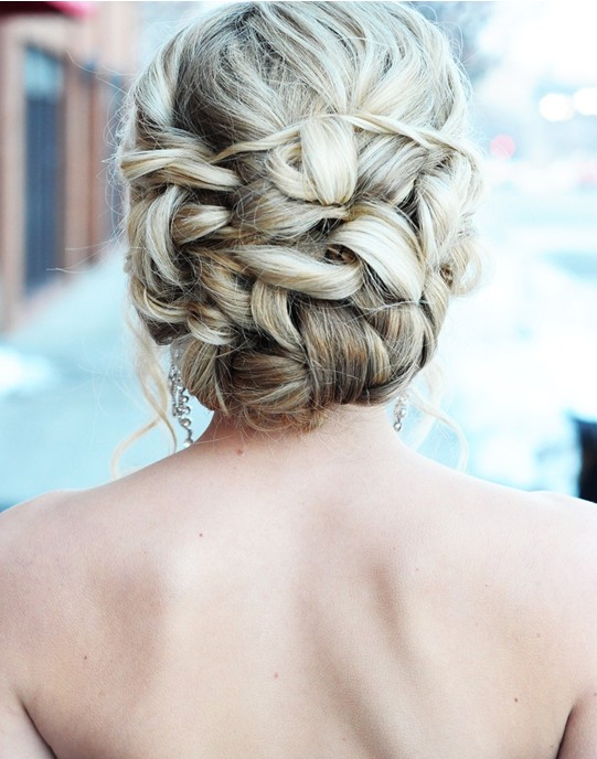 unique prom updos for long hair in
