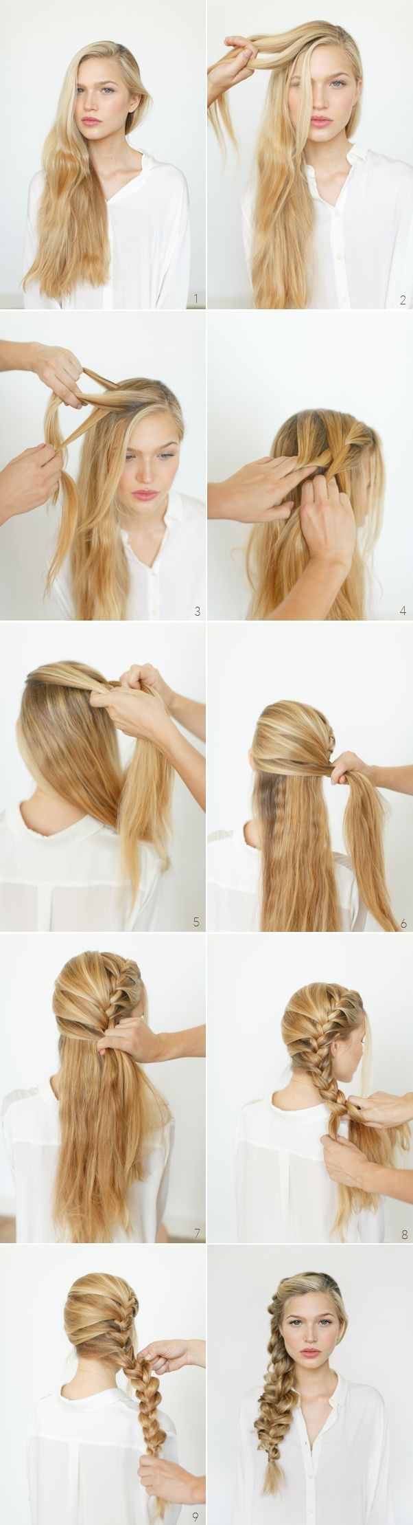 Hairstyles For Long Hair Braids Steps PictureFuneral Program Designs