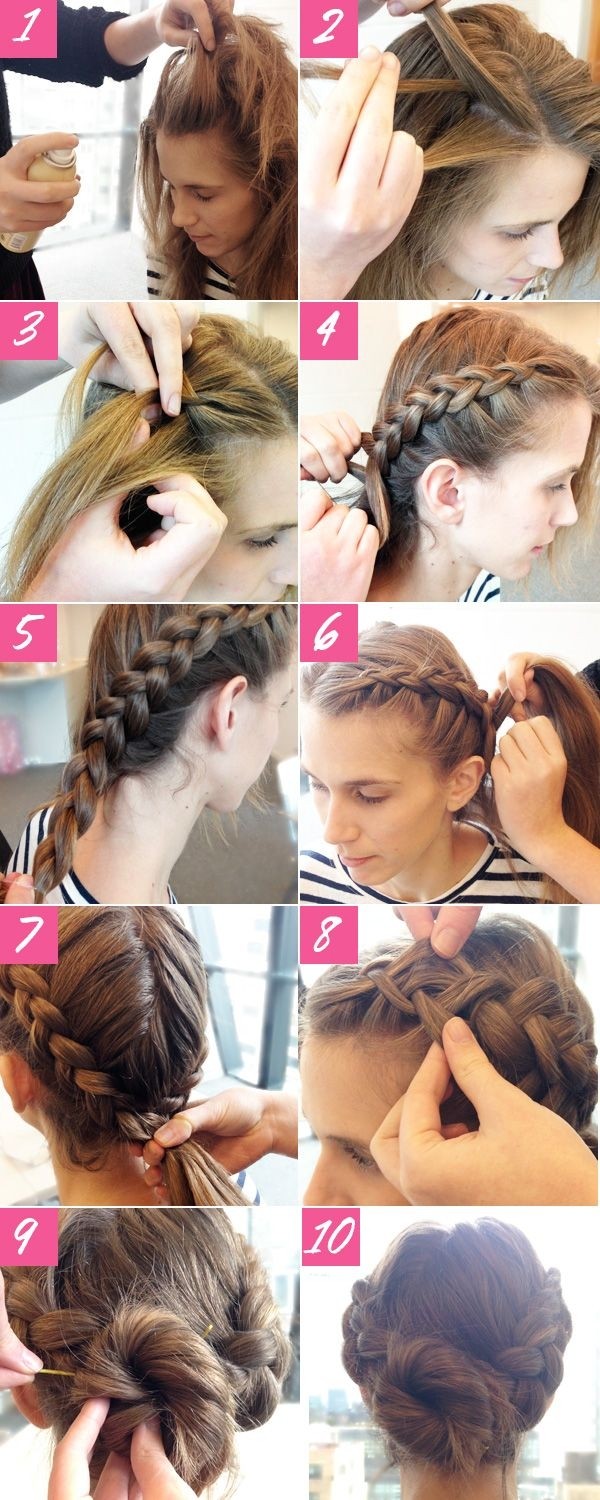 2014 Holiday Hairstyles Cute Braided Updos For Long Hair Tutorial