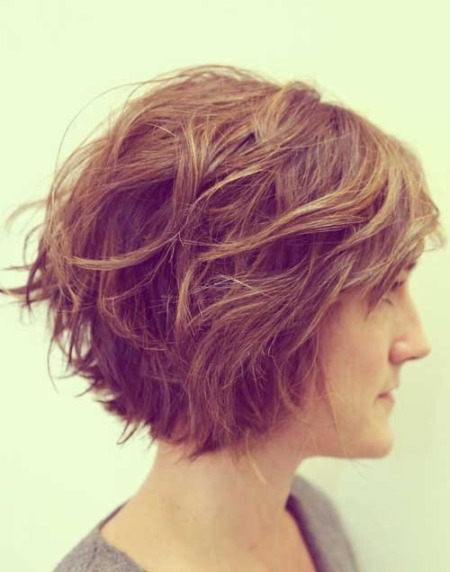 2014 Short Hairstyles for Thick Hair: Side View
