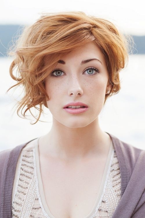 Simple Best Short Hairstyles For Long Faces with Curly Hair