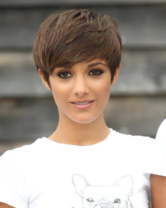 Easy Brown Pixie Hairstyles for Fall: Frankie Sandford Short Haircut ...