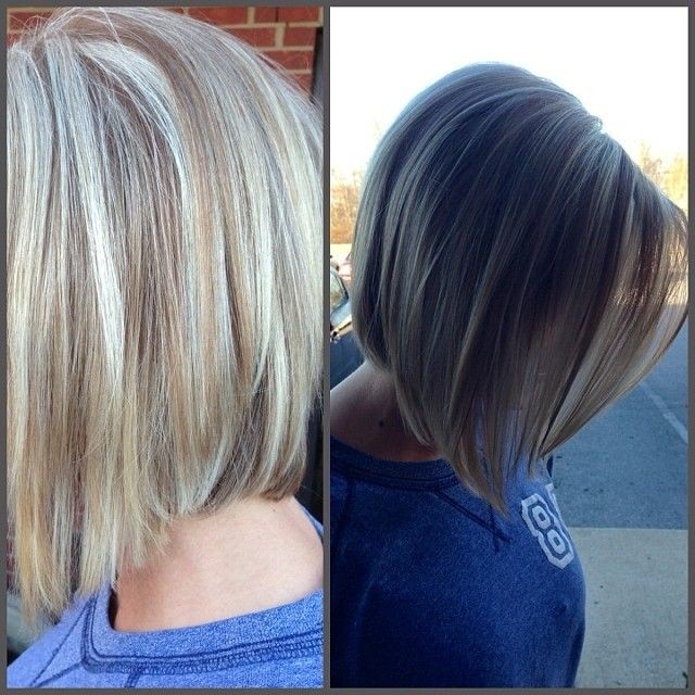 long bob front and back view