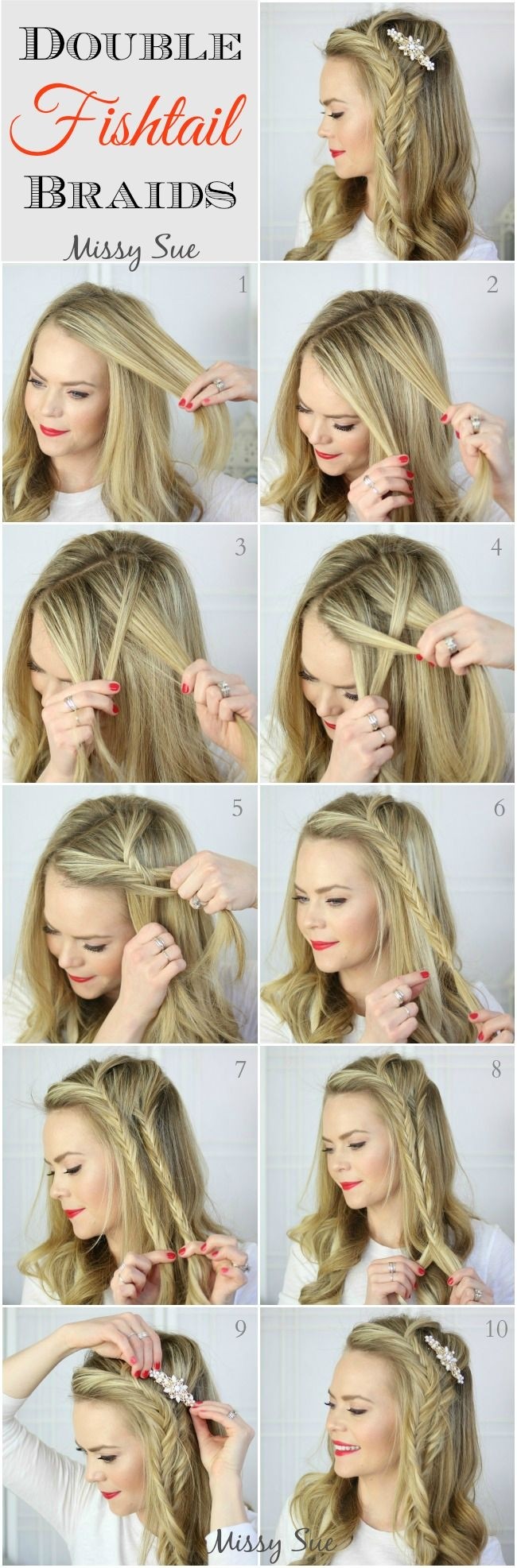 10 French Braids Hairstyles Tutorials Everyday Hair Styles