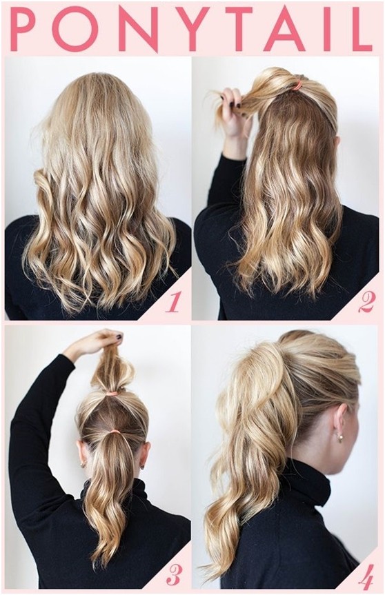 15 Cute and Easy Ponytail Hairstyles Tutorials - PoPular Haircuts