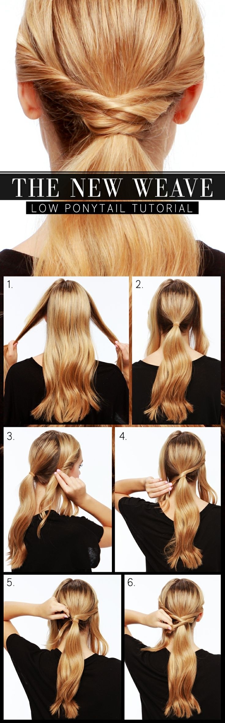 Lovely and Useful Ponytails Hairstyle Tutorials