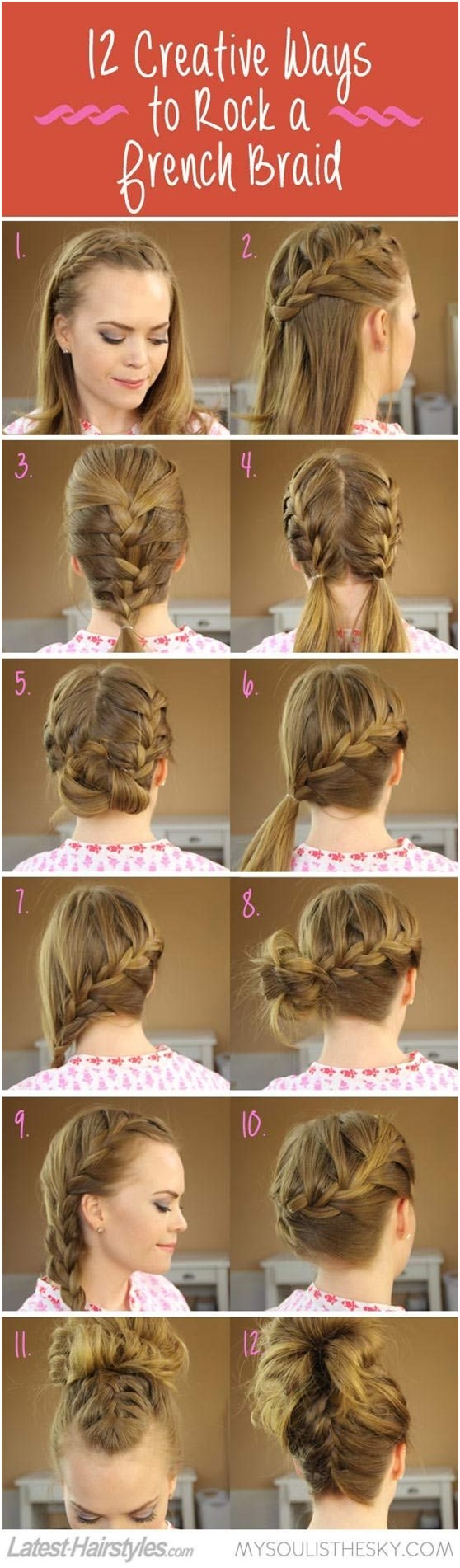 11 everyday hairstyles for french braid - popular haircuts