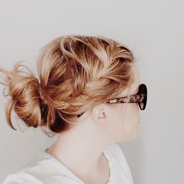 10 Trendy Messy Braid Bun Updos Popular Haircuts