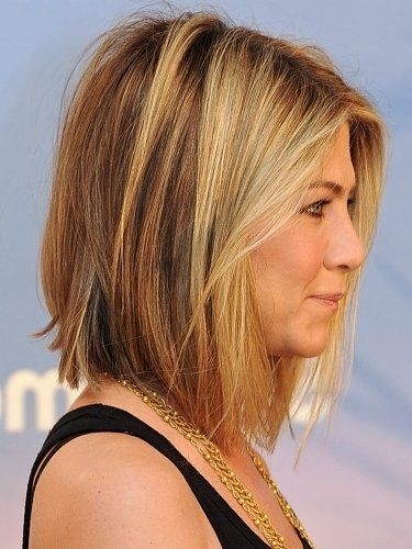 Jennifer Aniston Angled Bob Haircut Hairstyles