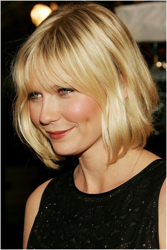 Medium Length Bob Hairstyle Short Haircuts For Round Face