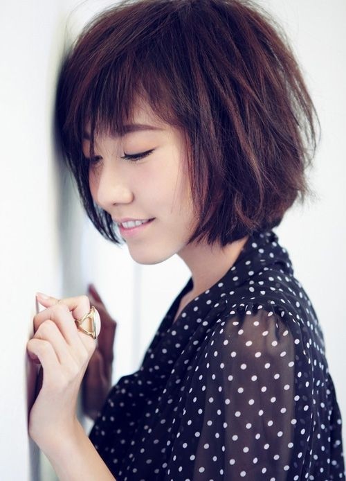 hair short asians hairstyle Bob